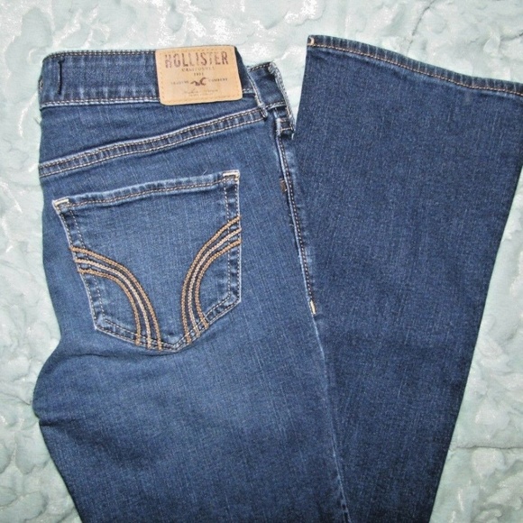 Hollister Ladies Dark Wash Jean Size 3S  26x31 - Picture 8 of 8